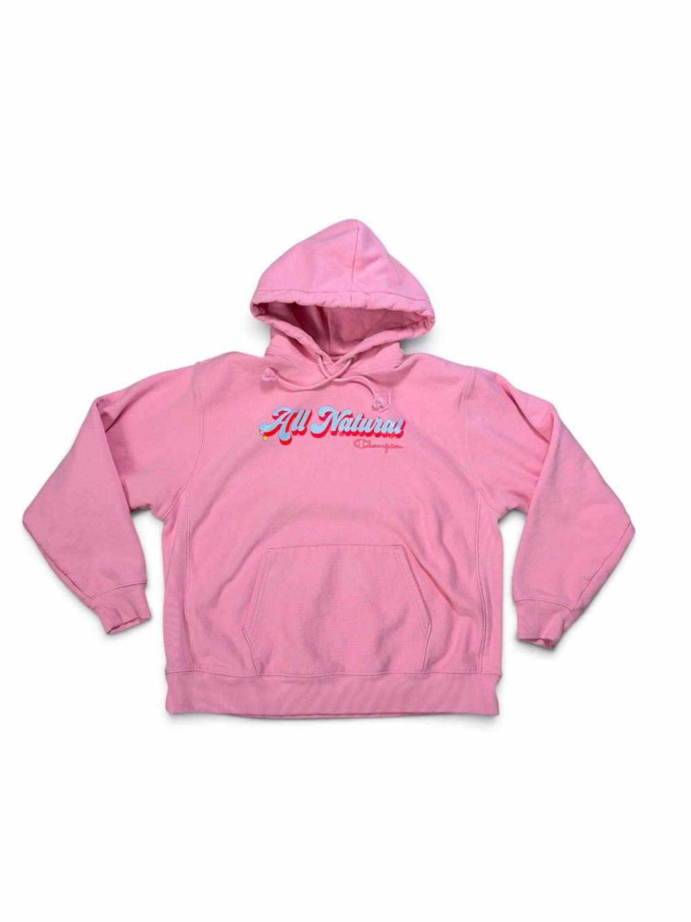 Champion x KNC Beauty All Natural Pink Women’s Pullover Hoodie Relaxed Fit